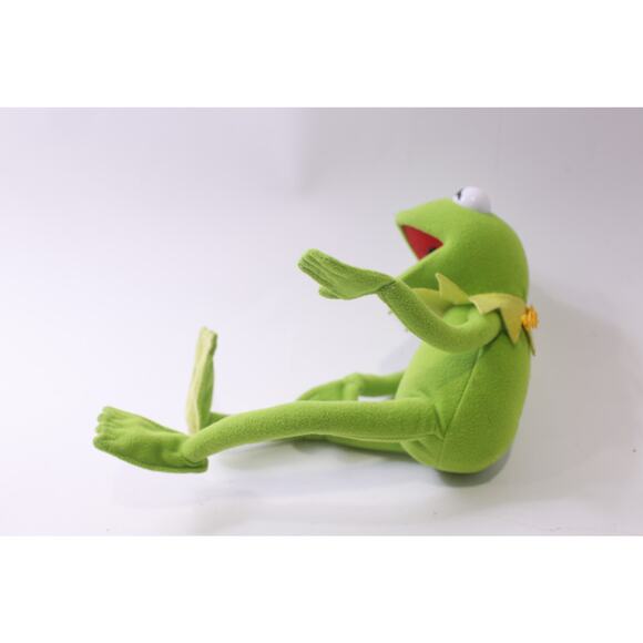 Sesame Street, Kermit the Frog, Plush, Vintage, Stuffed Animal, ~ 250903-WH 584 - Picture 2 of 3